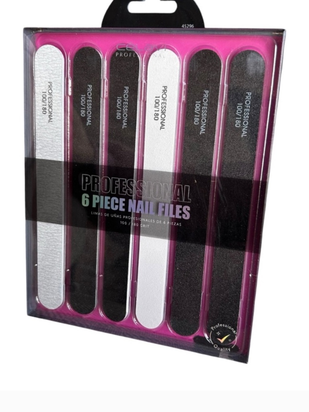 Celavi 6-Piece Professional Nail File Set - NEW PC